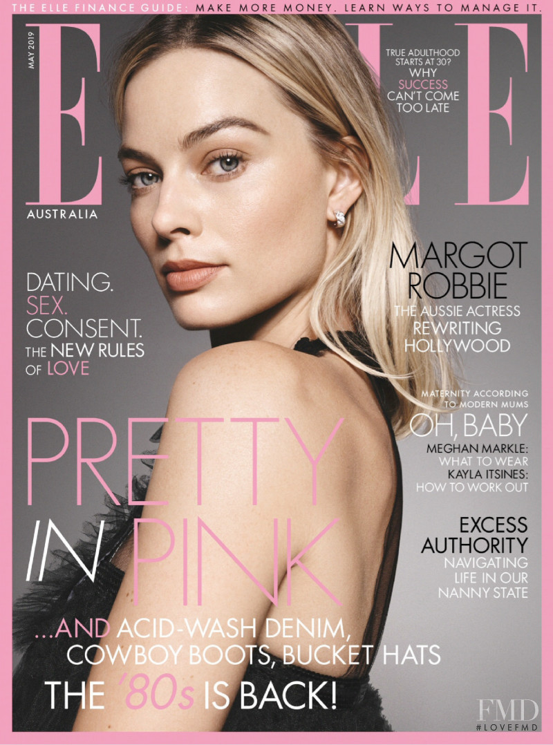 Margot Robbie featured on the Elle Australia cover from May 2019