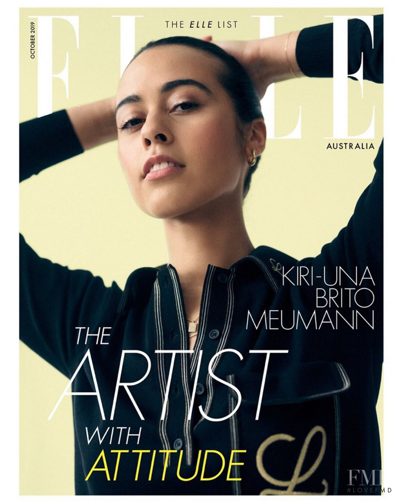  featured on the Elle Australia cover from October 2019