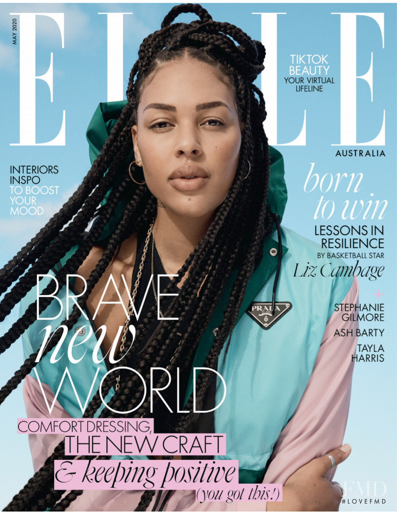  featured on the Elle Australia cover from May 2020