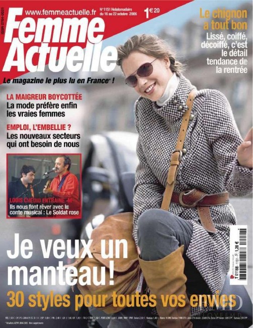  featured on the Femme Actuelle cover from October 2006
