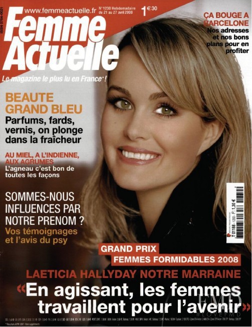  featured on the Femme Actuelle cover from April 2008