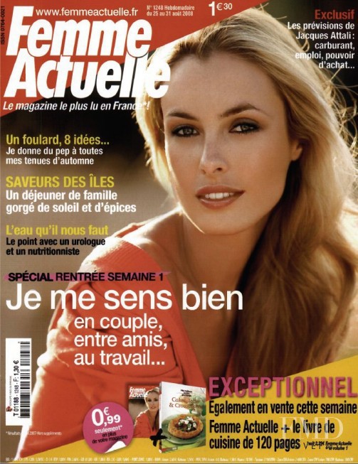  featured on the Femme Actuelle cover from August 2008
