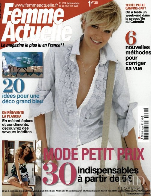  featured on the Femme Actuelle cover from June 2008