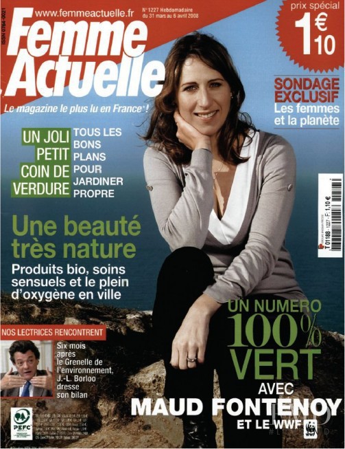  featured on the Femme Actuelle cover from March 2008