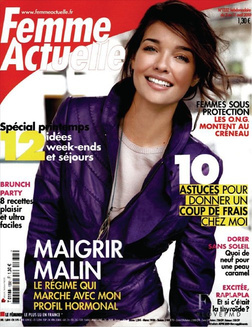  featured on the Femme Actuelle cover from April 2010