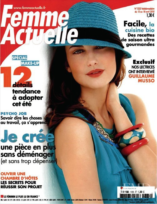  featured on the Femme Actuelle cover from April 2010