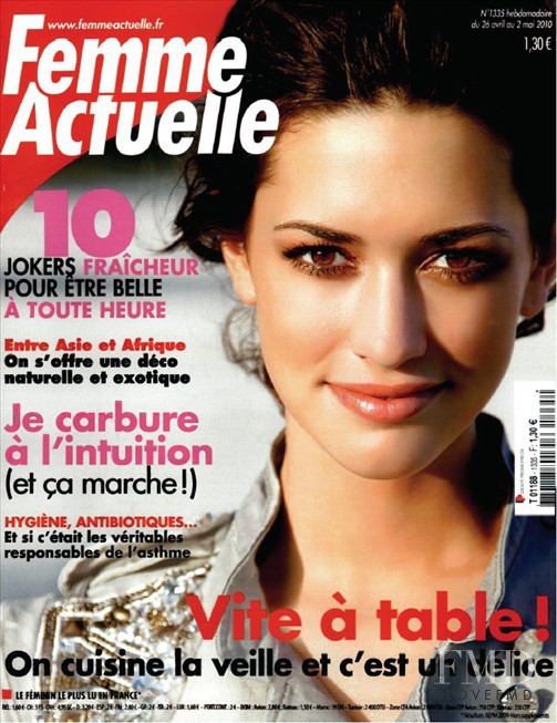  featured on the Femme Actuelle cover from April 2010