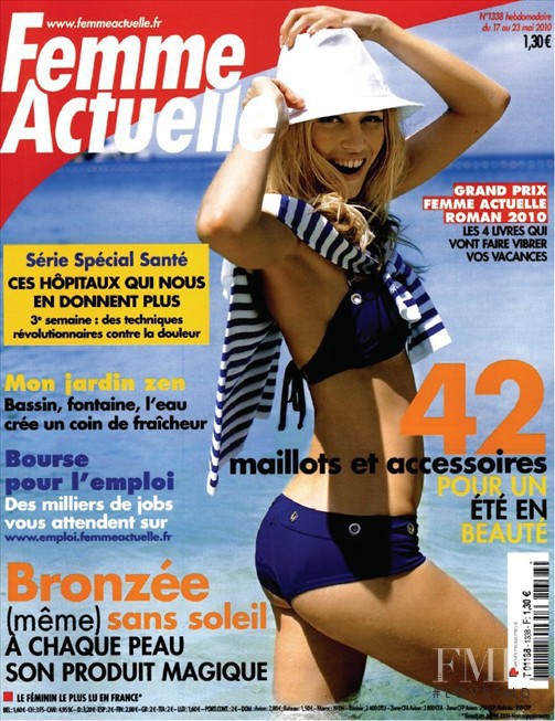  featured on the Femme Actuelle cover from May 2010
