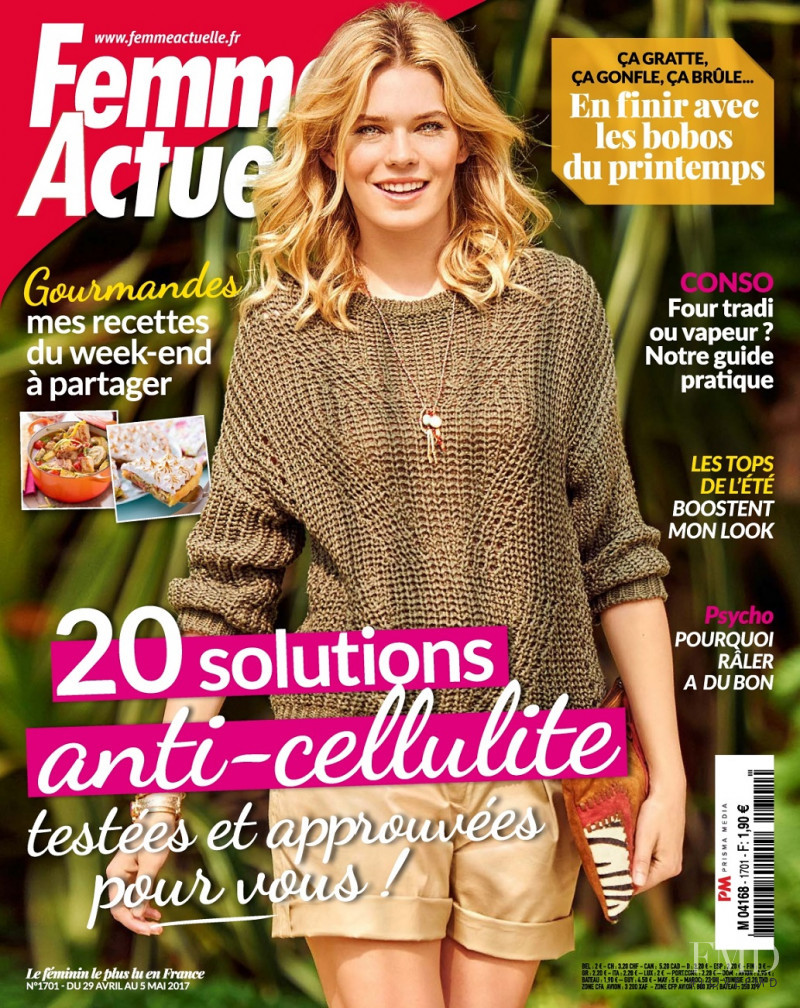  featured on the Femme Actuelle cover from April 2017