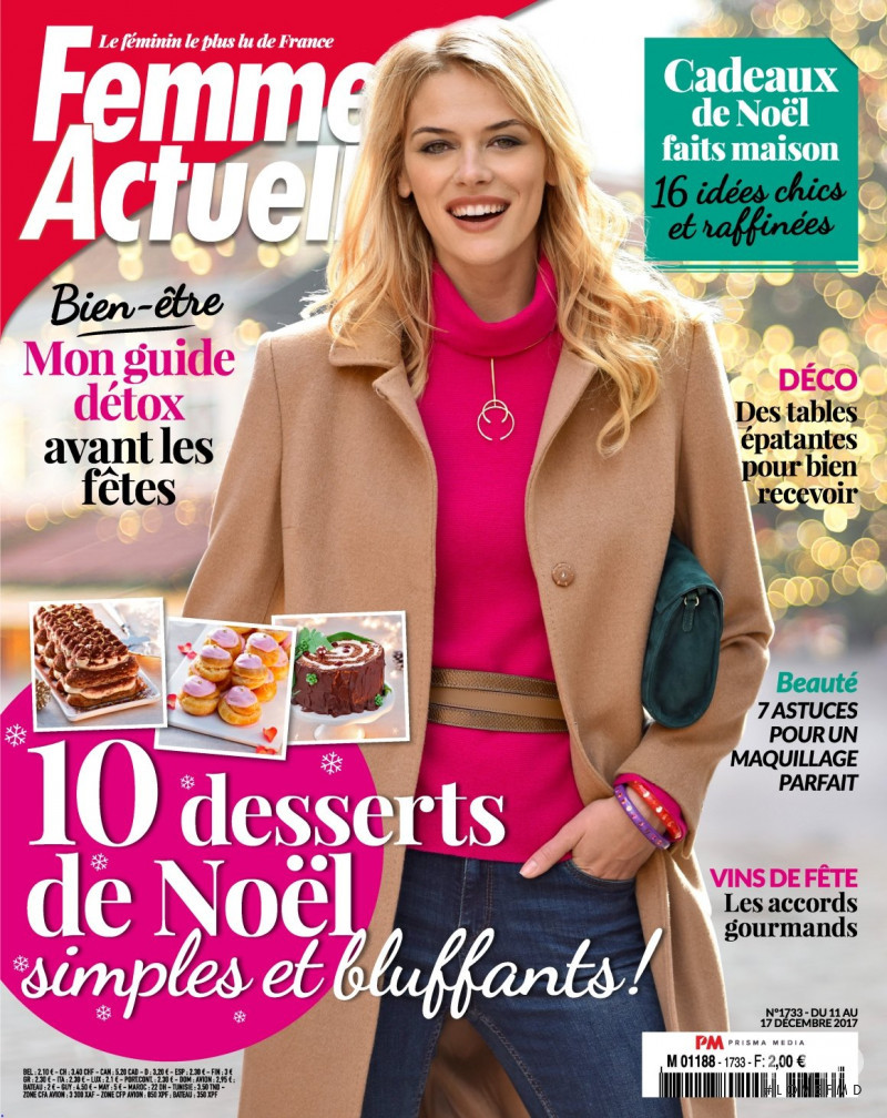  featured on the Femme Actuelle cover from December 2017