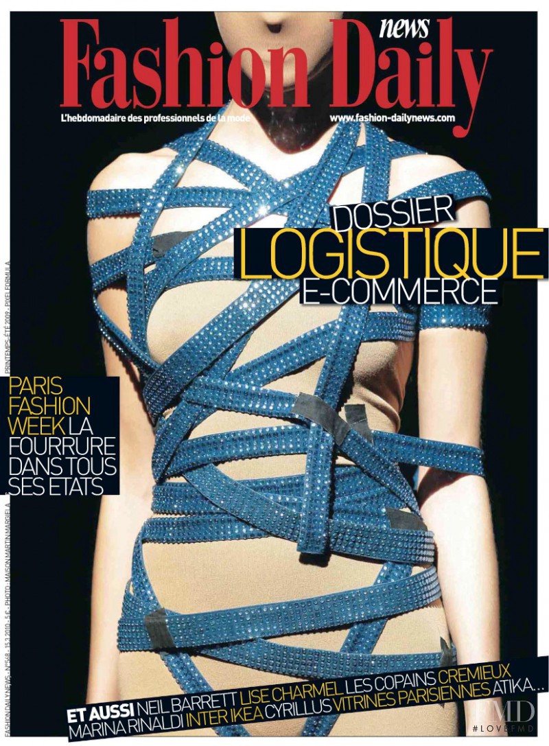  featured on the Fashion Daily News cover from March 2010