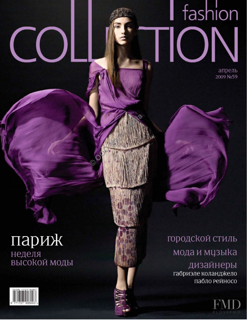  featured on the fashion Collection Russia cover from April 2009