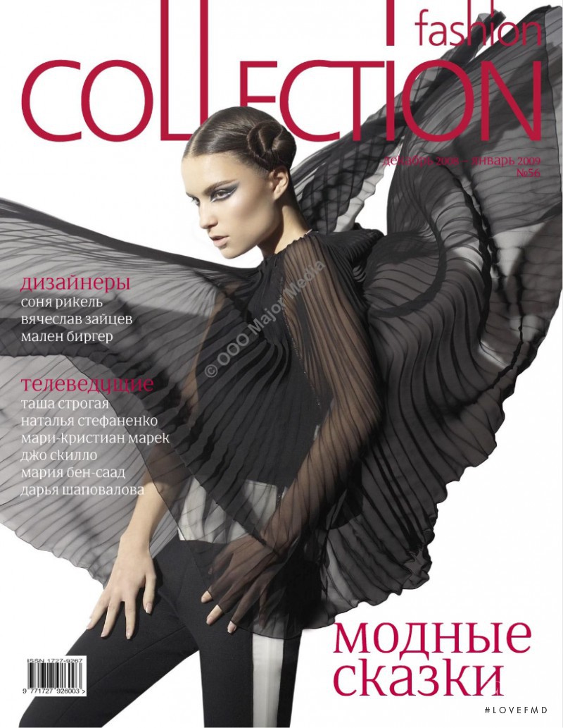  featured on the fashion Collection Russia cover from January 2009