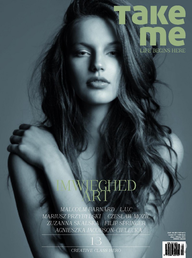 Joanna Koltuniak featured on the TakeMe cover from December 2011