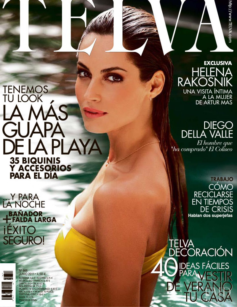 Ariadne Artiles featured on the Telva cover from June 2011