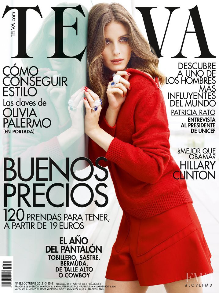 Olivia Palermo featured on the Telva cover from October 2012