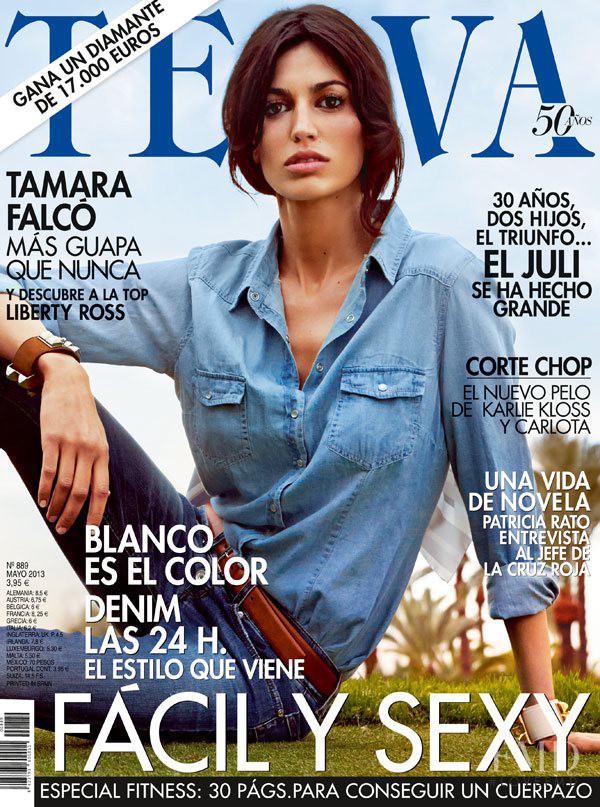 Davinia Pelegri featured on the Telva cover from May 2013