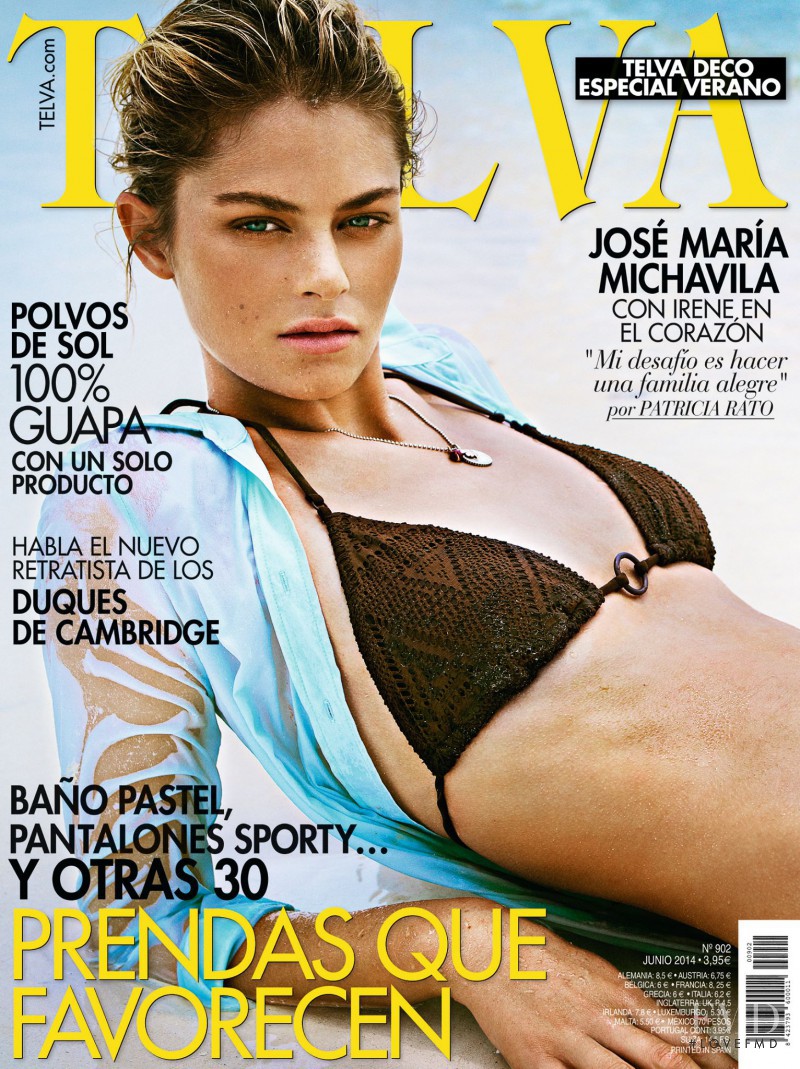  featured on the Telva cover from June 2014