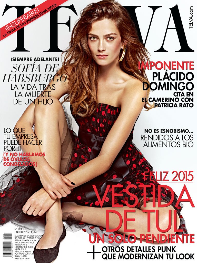  featured on the Telva cover from January 2015
