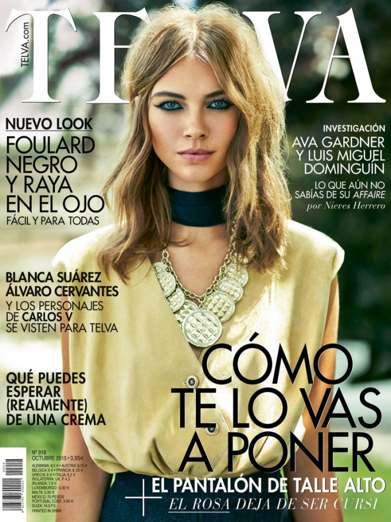  featured on the Telva cover from October 2015