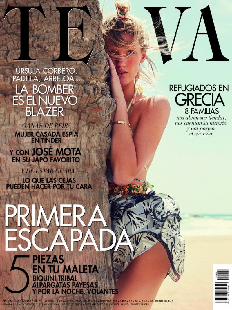  featured on the Telva cover from June 2016