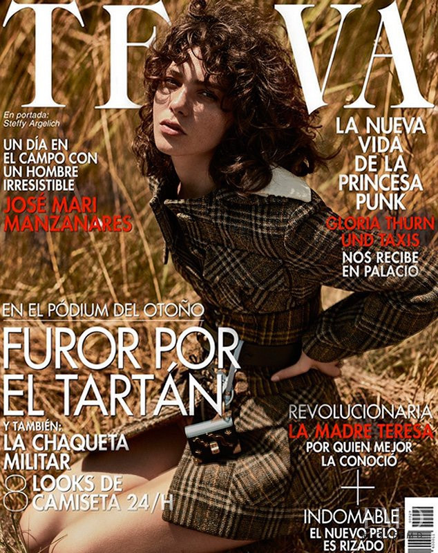 Steffy Argelich featured on the Telva cover from September 2016