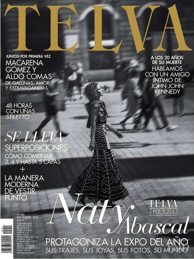  featured on the Telva cover from November 2018