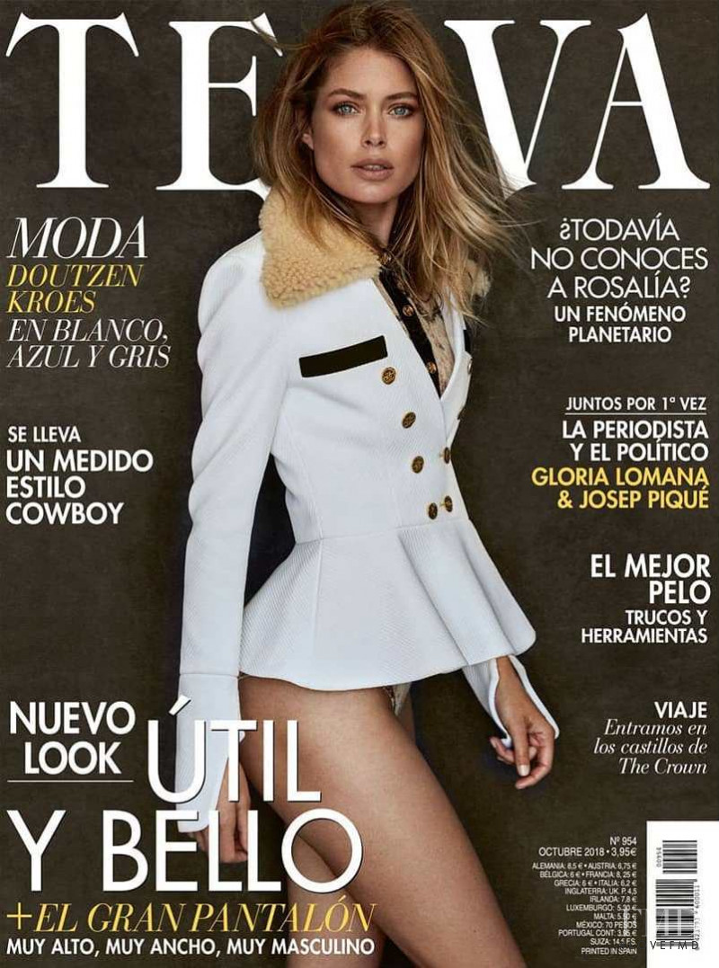 Doutzen Kroes featured on the Telva cover from October 2018