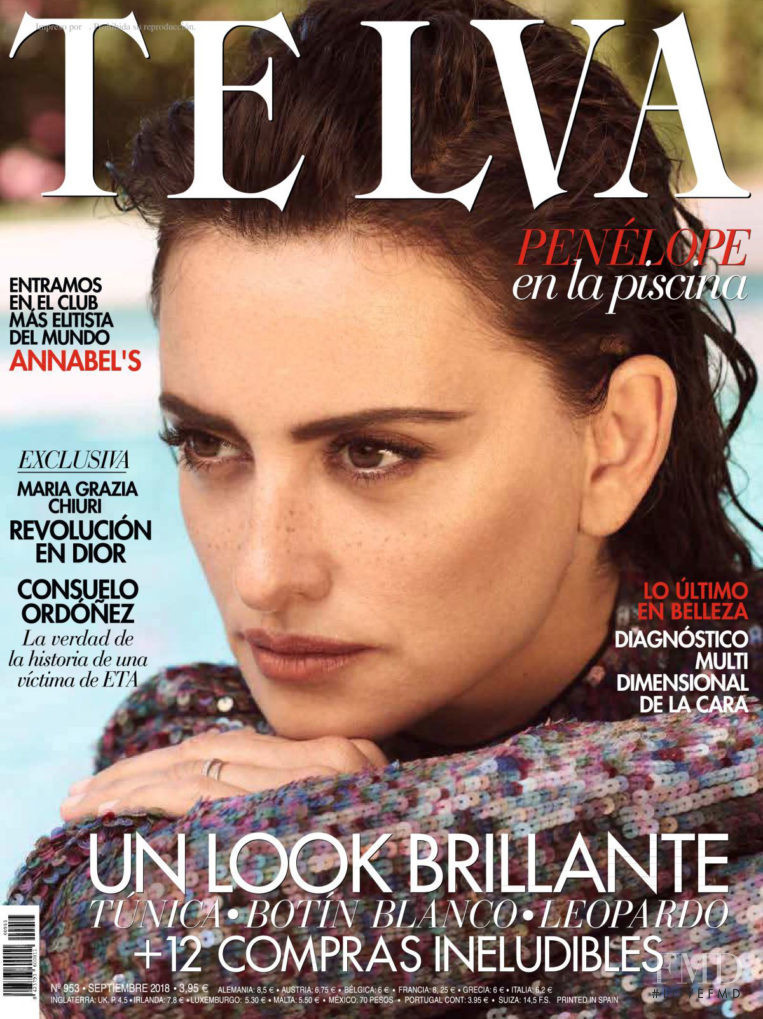 featured on the Telva cover from September 2018