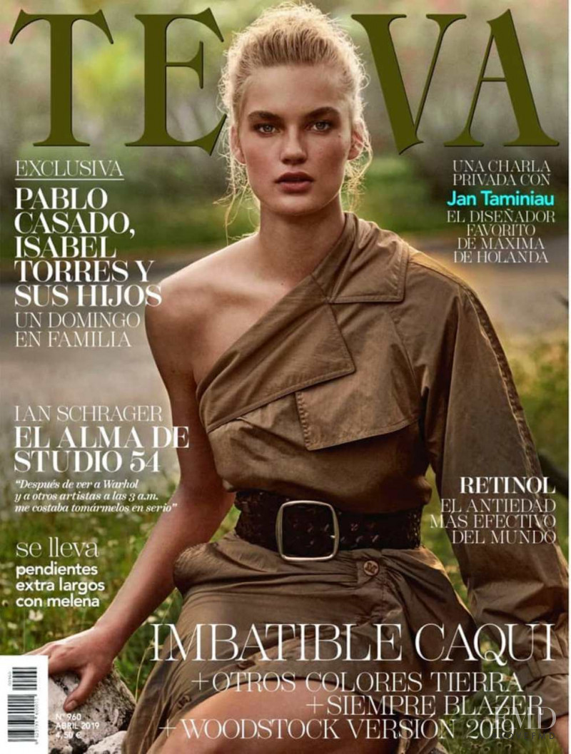Isabel Scholten featured on the Telva cover from April 2019