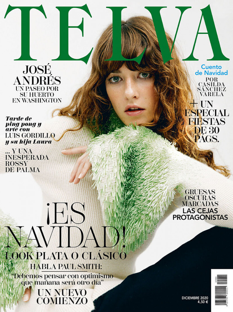  featured on the Telva cover from December 2020