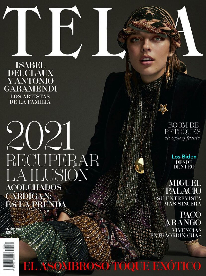 featured on the Telva cover from January 2021