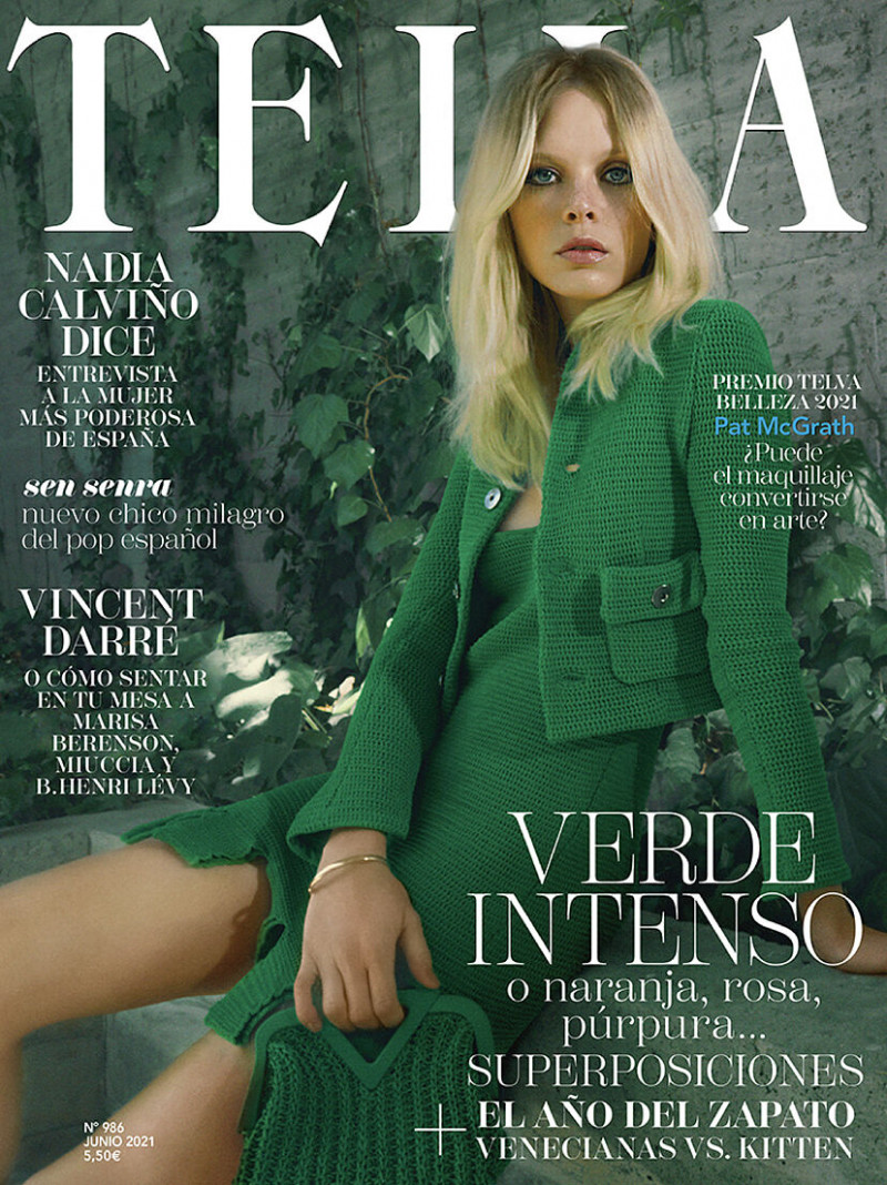 Daniela Witt featured on the Telva cover from June 2021