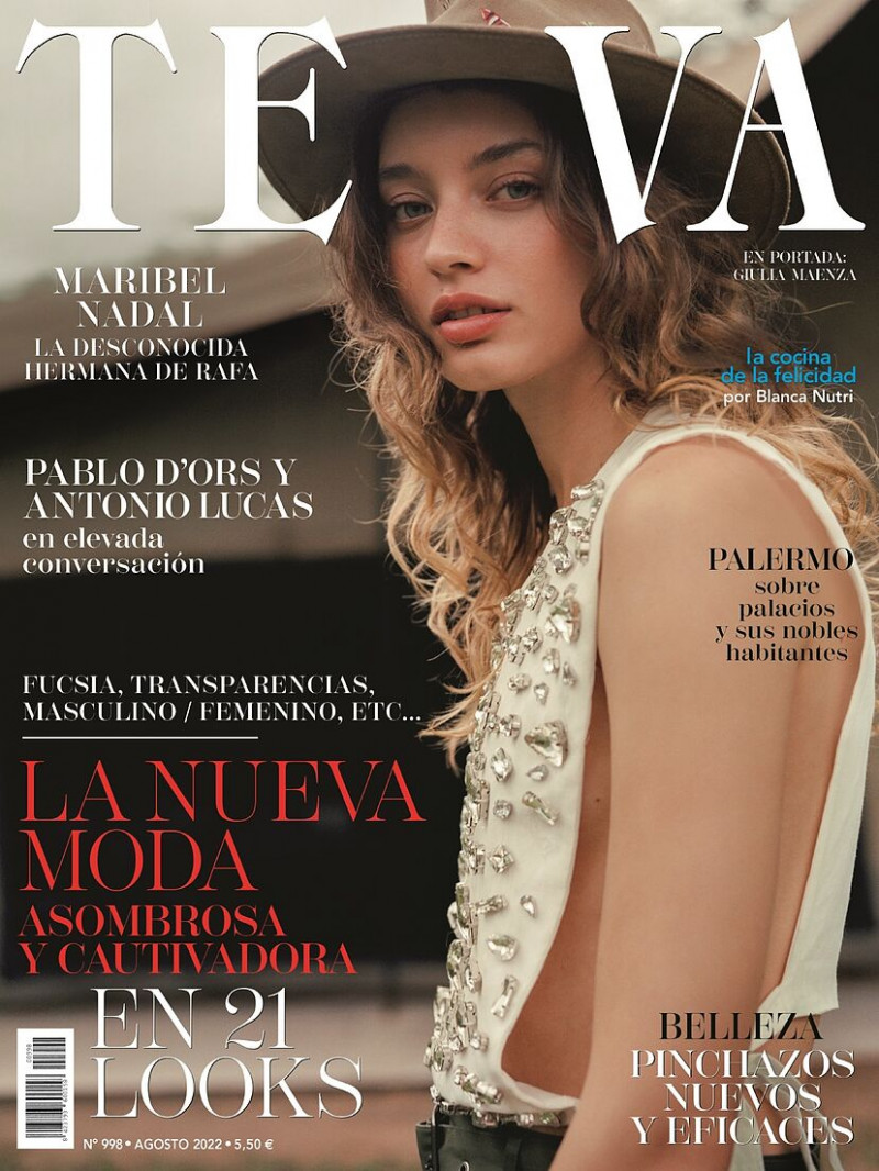  featured on the Telva cover from August 2022