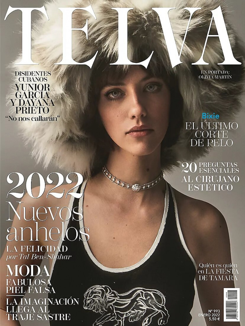  featured on the Telva cover from January 2022