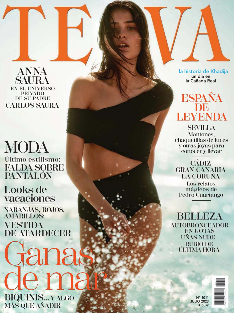 Blanca Soler featured on the Telva cover from July 2023