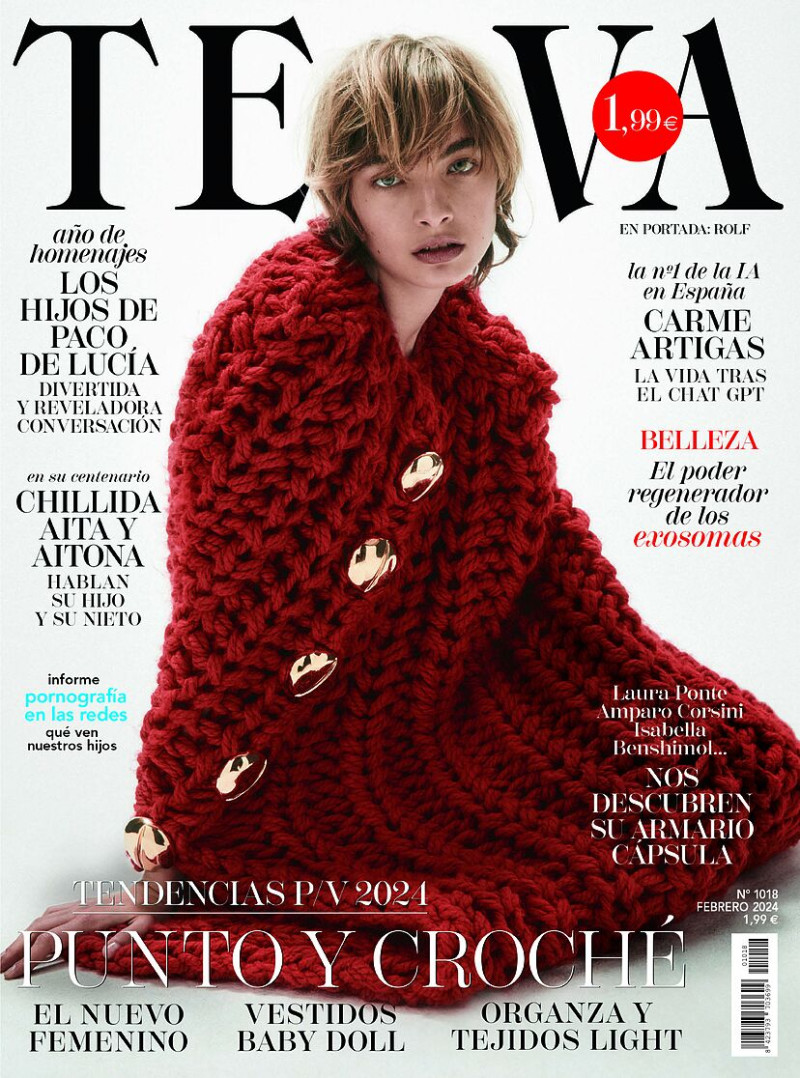 Rolf Schrader featured on the Telva cover from February 2024