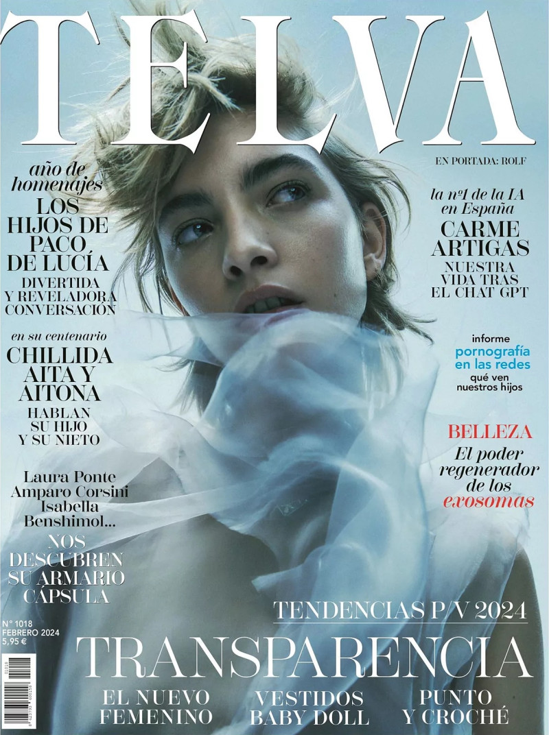 Rolf Schrader featured on the Telva cover from February 2024