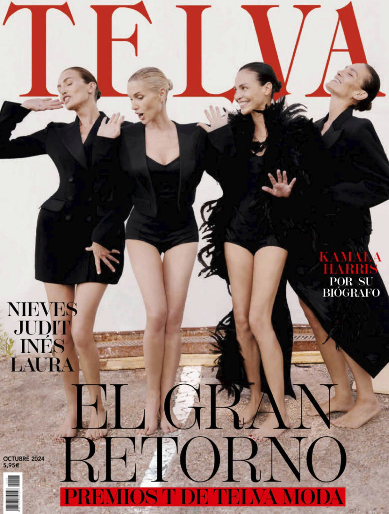 Ines Sastre, Laura Ponte, Nieves Alvarez, Judit Masco featured on the Telva cover from October 2024