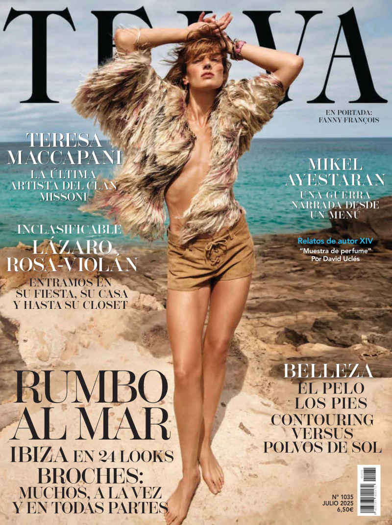 Fanny François featured on the Telva cover from July 2025