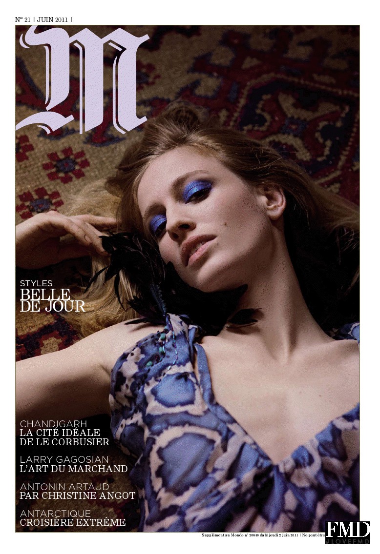 Natasa Vojnovic featured on the M Le Monde cover from June 2011
