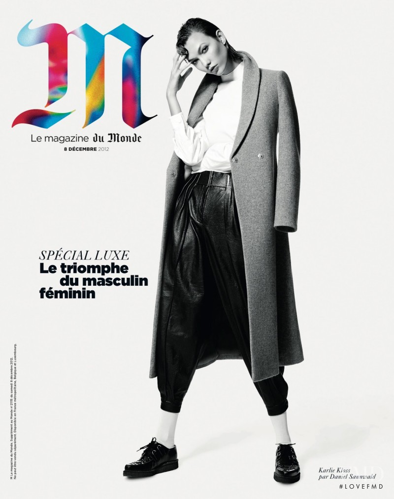 Karlie Kloss featured on the M Le Monde cover from December 2012