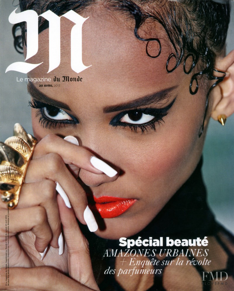 Cora Emmanuel featured on the M Le Monde cover from April 2013