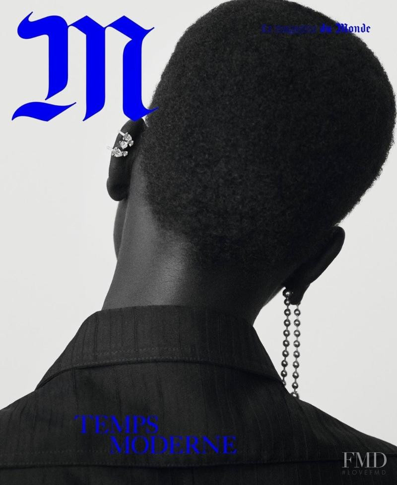 Adut Akech Bior featured on the M Le Monde cover from November 2017