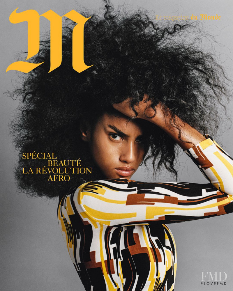 Imaan Hammam featured on the M Le Monde cover from November 2018