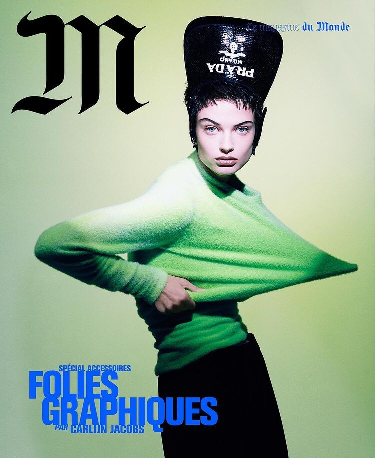 Mila van Eeten featured on the M Le Monde cover from November 2021