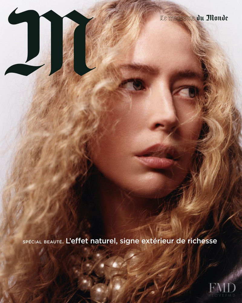 Raquel Zimmermann featured on the M Le Monde cover from April 2019
