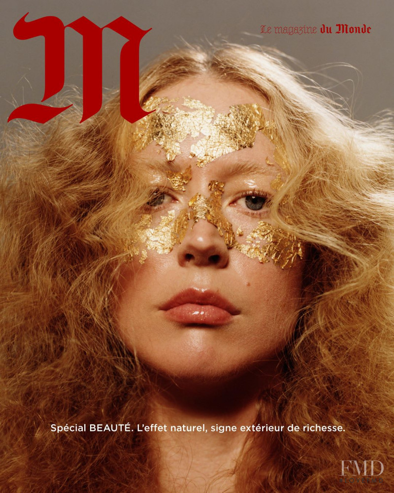 Raquel Zimmermann featured on the M Le Monde cover from April 2019