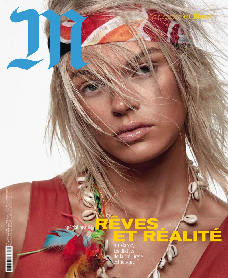 Cara Taylor featured on the M Le Monde cover from October 2020