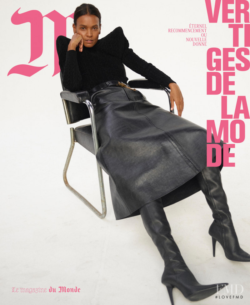 Liya Kebede featured on the M Le Monde cover from September 2020